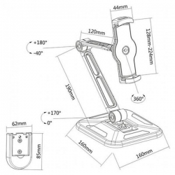 TECHLY PODSTAWKA UCHWYT DO TABLETU 4.7 - 12.9 BIUR-465673