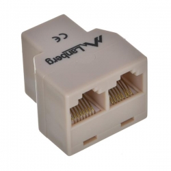 LANBERG ZŁĄCZKA SIECIOWA RJ45 -> 2X RJ45 AD-RJ45-2RJ45-OU