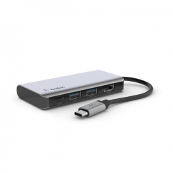 BELKIN HUB USB-C 4-IN-1 MULTIPORT ADAPTER