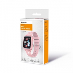 Dziecięcy smartwatch BT Denver z pomiarem różowy-580232