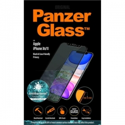 PanzerGlass | Zobacz materiał P2665 | Osłona ekranu | Jabłko | iPhone Xr/11 | Szkło hartowane | Czarny | Filtr poufn