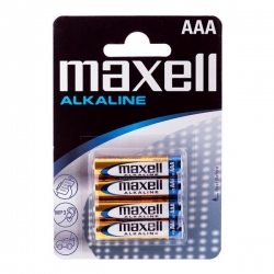 MAXELL Bateria alkaliczna LR03, 4 szt.