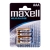 MAXELL Bateria alkaliczna LR03, 4 szt.