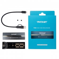 Patriot TXD obudowa USB3.2 do SSD M.2 NVMe 1.3, do 8TB - Aluminium-589137