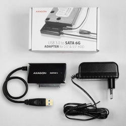 AXAGON ADSA-FP3 FASTPort3 Adapter, USB3.0, HDD/SSD/ODD, SATA 6G - zasilacz sieciowy-589986