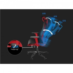 FOTEL ERGONOMICZNY GENESIS ASTAT 700 G2 CZERWONY-598358