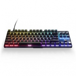 SteelSeries Gaming Keyboard Apex 9 TKL Gaming keyboard Durable and Portable, the detachable USB-C braided cable can withstand the wear and tear of dai