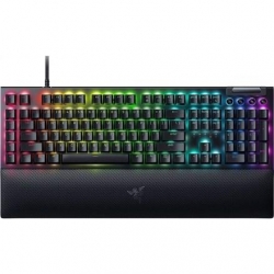 Razer BlackWidow V4 Razer Synapse włączony; 5052 Obudowa górna ze stopu aluminium; 6 dedykowanych makr; 2-stronne podświetlenie; Częstotliwość próbkow