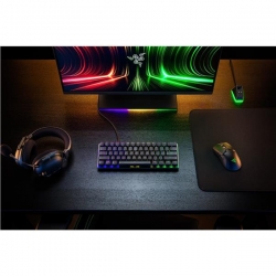 Razer Optyczna klawiatura do gier Huntsman Mini 60% światło LED RGB, NORD, przewodowa, czarna, przełącznik analogowy