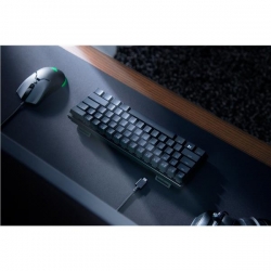 Razer Huntsman Mini 60% Klawiatura do gier Opto-mechaniczny fioletowy przełącznik Światło LED RGB NORD Przewodowa-59