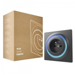 FIBARO FGWOE-011-8 Inteligentne gniazdko Walli Outlet antracyt