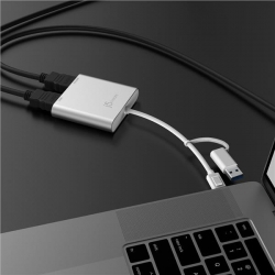 USB-C TO DUAL HDMI/MULTI-MONITOR ADAPTER-602829