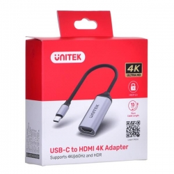 UNITEK ADAPTER USB-C - HDMI 2.0 4K 60HZ, M/F-602917