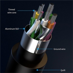 QOLTEC ADAPTER HUB USB-C 3.1 5W1 | USB-C PD | USB-C | 2X USB 2.0 | USB 3.0-602934