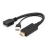 I/O ADAPTER HDMI TO DP/BLACK A-HDMIM-DPF-01 GEMBIRD