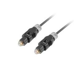 Kabel Lanberg CA-TOSL-10CC-0010-BK (Toslink M - Toslink M; 1m; kolor czarny)-603382