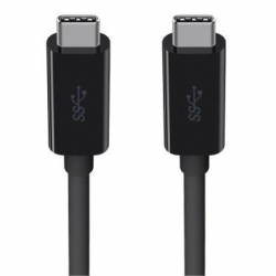 BELKIN MONITOR CABLE USB-C - USB-C, 5GBPS, 2M, CZARNY-603632