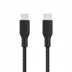 BELKIN BRAIDED USB-C/USB-C/CABLE SUPPORTS FAST CHARGING UP