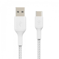 BELKIN KABEL USB C-A OPLOT 3M, BIAŁY-603719