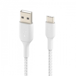 BELKIN KABEL USB C-A OPLOT 3M, BIAŁY-603720