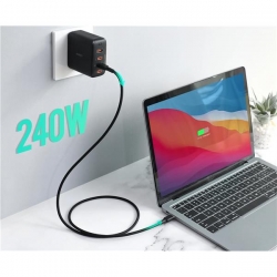 AUKEY CB-SCC241 KABEL USB-C 5A 240W 20V 1M SILICONE-603769