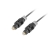 Kabel Lanberg CA-TOSL-10CC-0030-BK (Toslink M - Toslink M; 3m; kolor czarny)