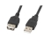 Kabel Lanberg CA-USBE-10CC-0007-BK (USB 2.0 M - USB 2.0 F; 0,7m; kolor czarny)