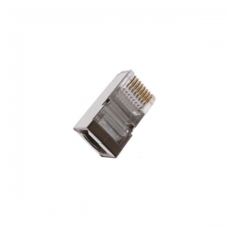 Wtyk RJ45 (8P8C) uniwersalny, kat.5e, ekranowany,AWG 26-24, opakowanie 100 szt.