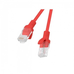 LANBERG PATCHCORD UTP KAT.5E 30M CZERWONY (FLUKE PASSED) PCU5-10CC-3000-R