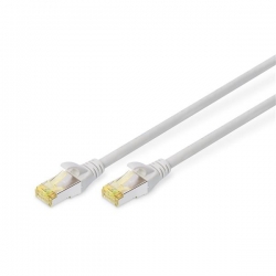 Kabel krosowy (patch cord) RJ45-RJ45, kat.6A, S/FTP, AWG 26/7, LSOH, 25m, szary