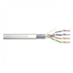 Kabel instalacyjny DIGITUS kat.5e, F/UTP, Eca, AWG24/1, PVC, 305m, szary, karton