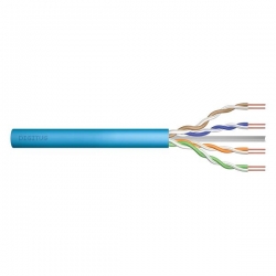 Kabel instalacyjny DIGITUS kat.6A, U/UTP, Dca, AWG23/1, LSOH, 50m, niebieski