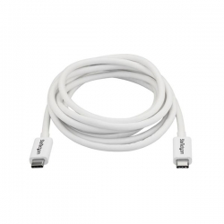 THUNDERBOLT 3 CABLE 2M/USB-C M/M WHITE-605071