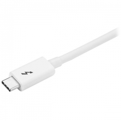 THUNDERBOLT 3 CABLE 2M/USB-C M/M WHITE-605074