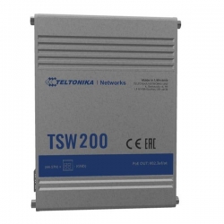 Switch PoE Teltonika TSW200 x RJ45 1000Mb/s PoE+, 2x SFP, 240W