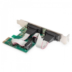 Kontroler RS232 PCI Express 2xDB9Low Profile, Chipset: AX99100-620277