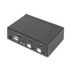 DIGITUS PRZEŁĄCZNIK KVM 2 PORTOWY HDMI, 4K 30HZ DS-12870-621804