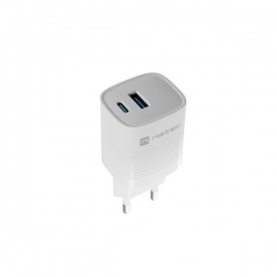 NATEC ŁADOWARKA RIBERA GAN 1X USB-A + 1X USB-C 30W BIAŁA NUC-2140-622606