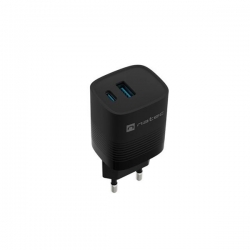 NATEC ŁADOWARKA RIBERA GAN 1X USB-A + 1X USB-C 30W CZARNA NUC-2141-622627