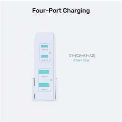 UNITEK ŁADOWARKA BIURKOWA GAN 70W 2XUSB-A 2XUSB-C-622780