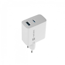 NATEC ŁADOWARKA RIBERA GAN 1X USB-A + 1X USB-C 45W BIAŁA NUC-2142-623023