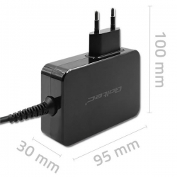 QOLTEC ŁADOWARKA GAN POWER PRO | 1XUSB-C | 90W | 5-20V | 3-4.5A | CZARNA-623132