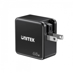 UNITEK ŁADOWARKA GAN, PD 65W 2X USB-C, USB-A-623139