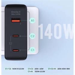 AUKEY PA-B7O ŁADOWARKA SIECIOWA GAN USB-C 140W PD-623166