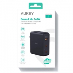 AUKEY PA-B7O ŁADOWARKA SIECIOWA GAN USB-C 140W PD-623169