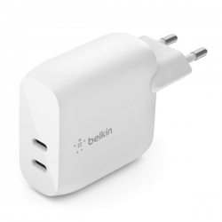 BELKIN ŁADOWARKA SIECIOWA 2XUSB-C 20W X2 PD (40W) BIAŁA