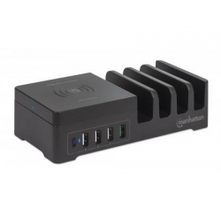 MANHATTAN STACJA ZASILAJĄCA 1X USB-C PD, 1X USB-A-623224