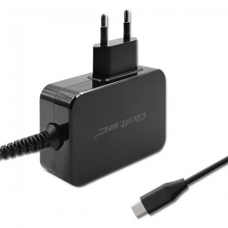 QOLTEC ŁADOWARKA GAN POWER PRO | 1XUSB-C | 45W | 5-20V | 2.25-3A | CZARNA-623229