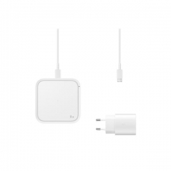 Samsung Flat Induction Pad, Quick Charge 15W (mains charger not included) White-623391