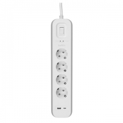 BELKIN LISTWA ZASILAJĄCA 4-PORT + 1XUSB-A, 1XUSB-C 525J-624189